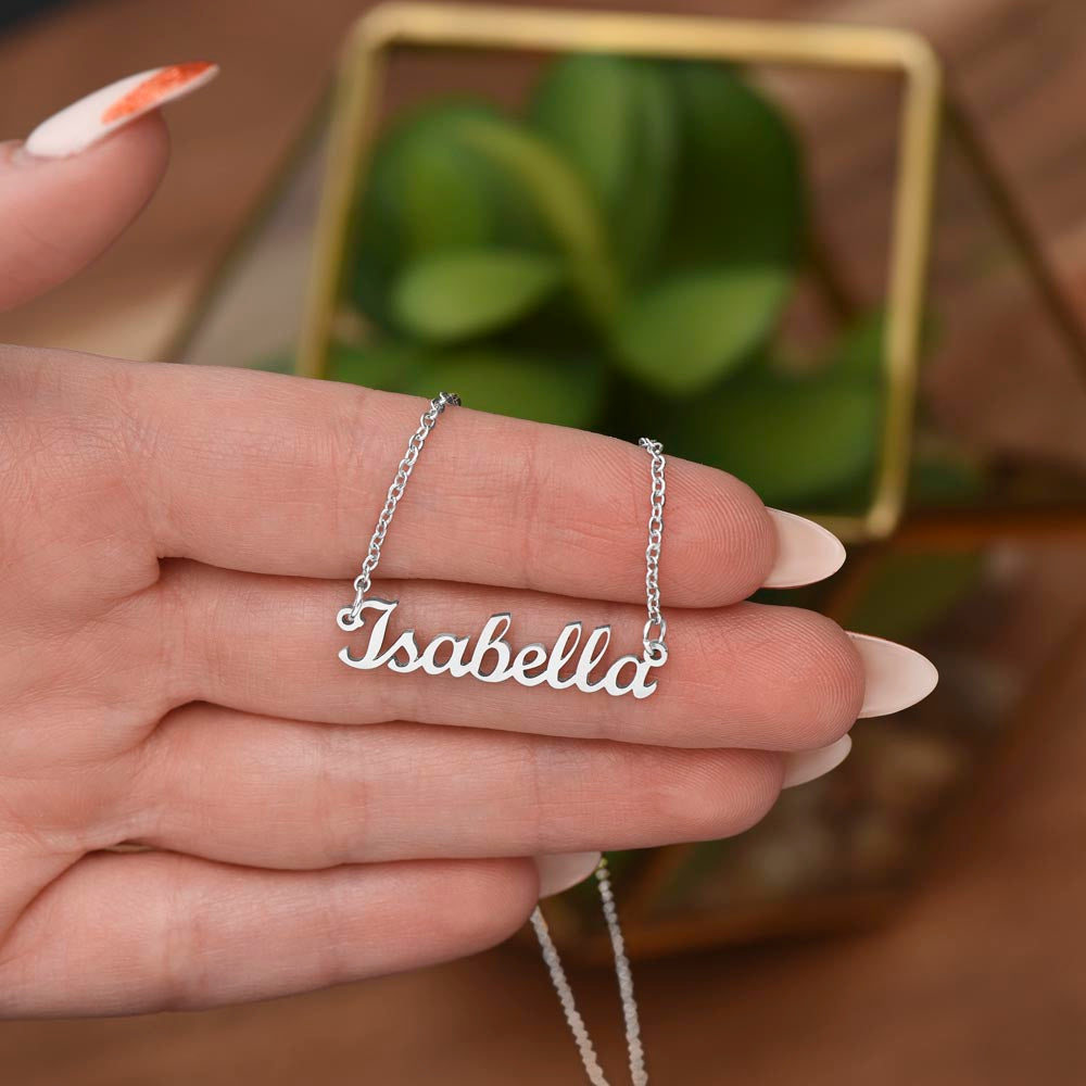 Custom Name Plate  & Necklace